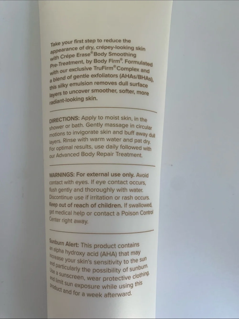Crepe Erase Body Smoothing Pre Treatment